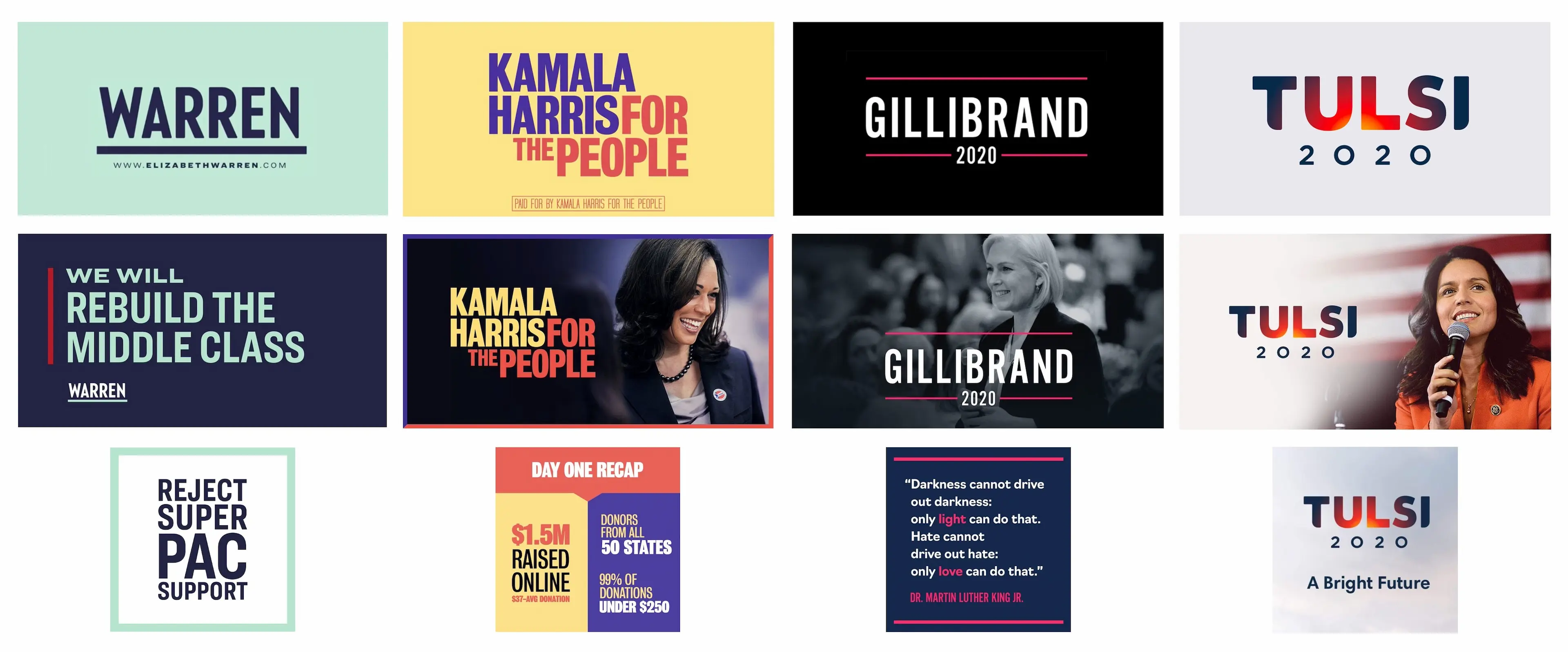 “Minimalist Design for Political Candidate Branding on Digital Platforms”